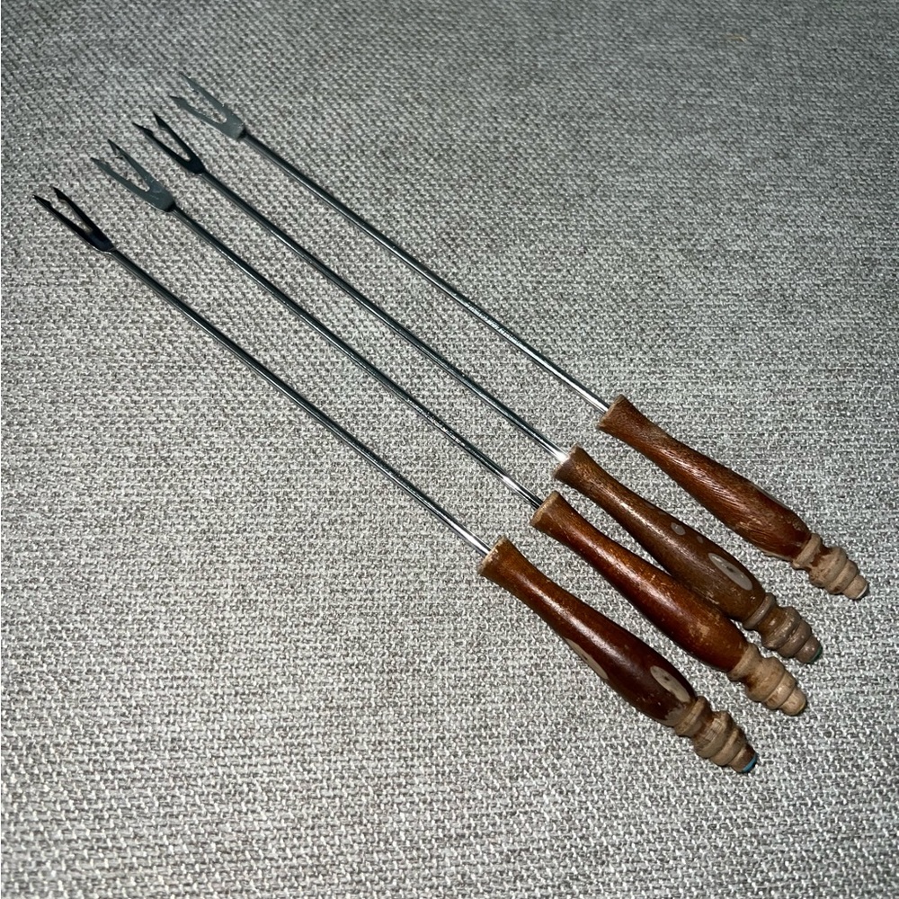 Vintage Fondue Fork Set